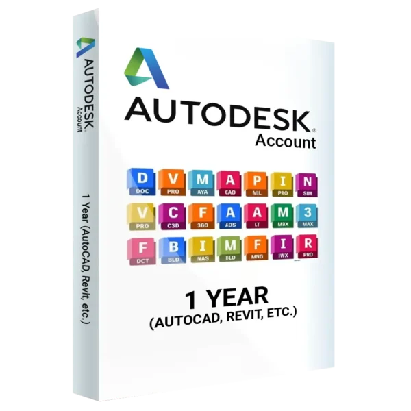 Autodesk All Apps – 1 Year Subscription (Full Access)