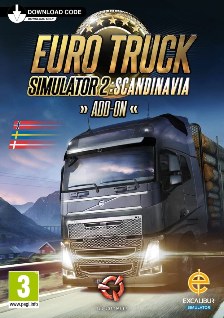 Euro Truck Simulator 2 - Scandinavia DLC Steam (Digital Download)