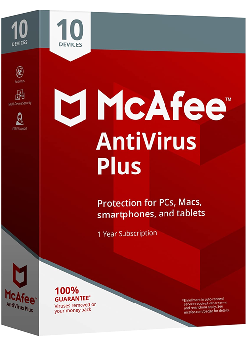 McAfee AntiVirus 2024 - 10 Devices 1 Year Key McAfee AntiVirus 2024 - 10 Devices 1 Year Key
