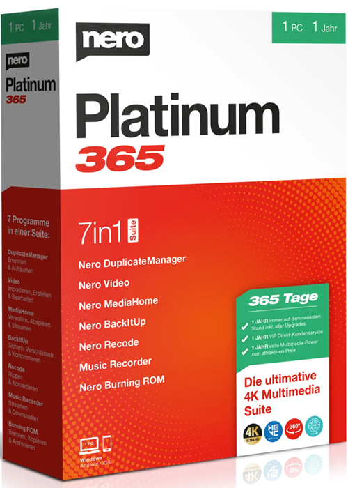 Nero Platinum Suite 2023 - 1 Device 1 Year Key Global Nero Platinum Suite 2023 - 1 Device 1 Year Key Global